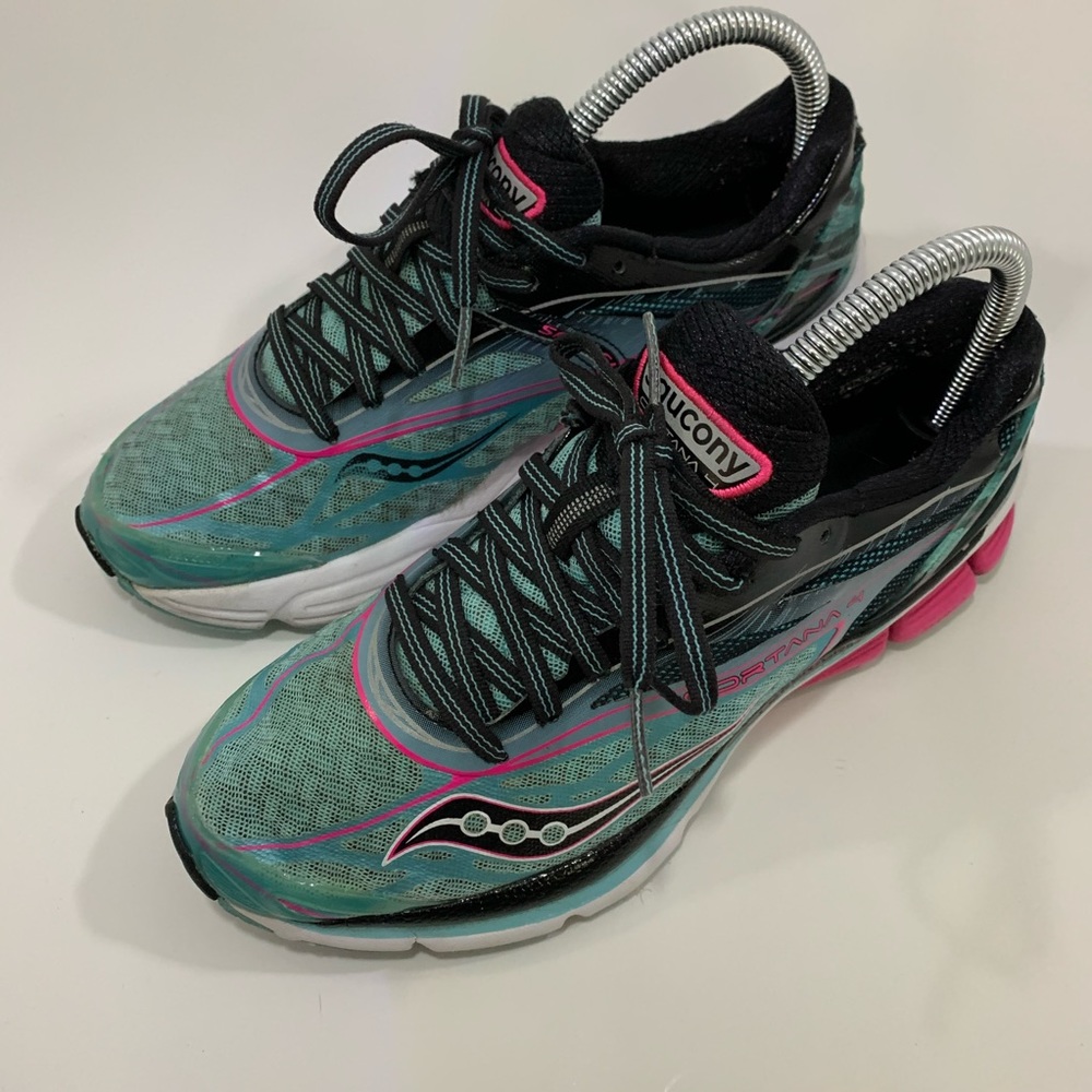 Saucony w Cortana 4  ShoeBlue / Pink / Blk Sz 7.5